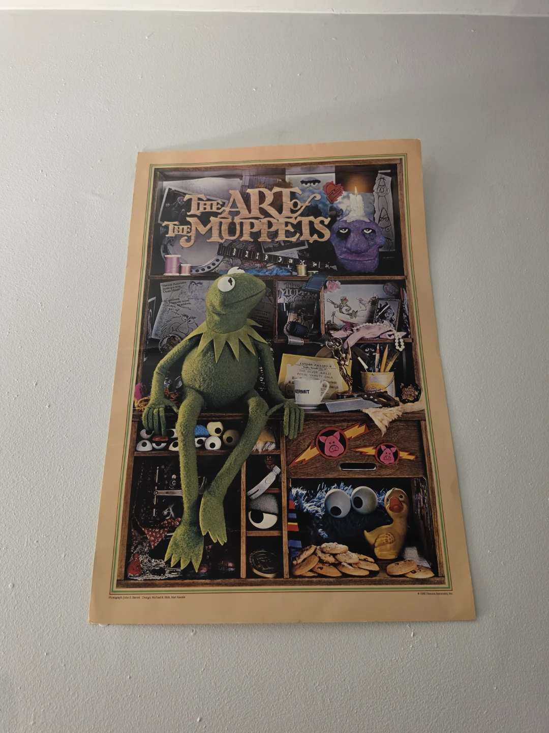 Art of the Muppets vintage 1980s poster