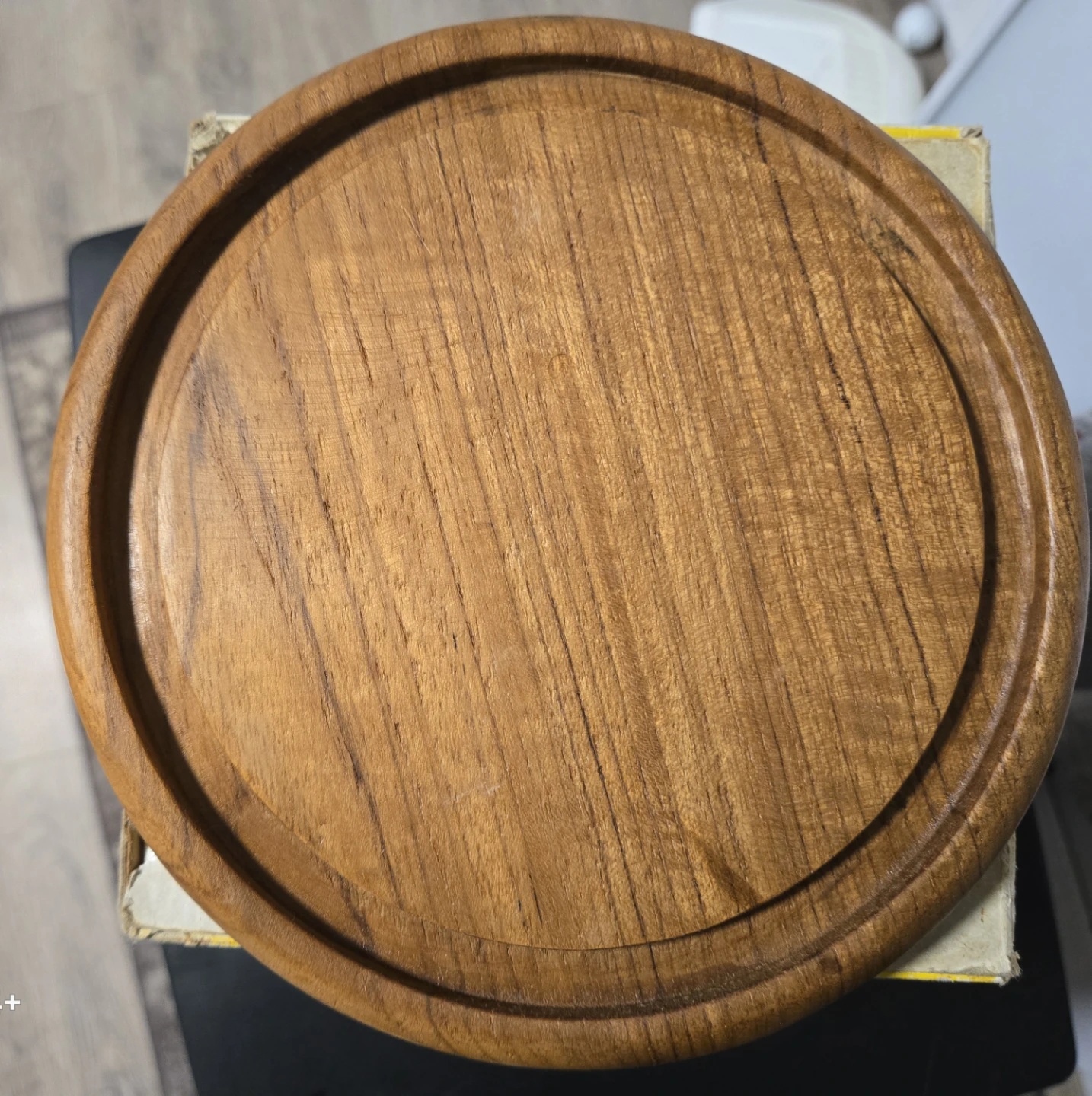 Julie Pomerantz Teakwood Cheese Tray with Glass Dome - photo 3