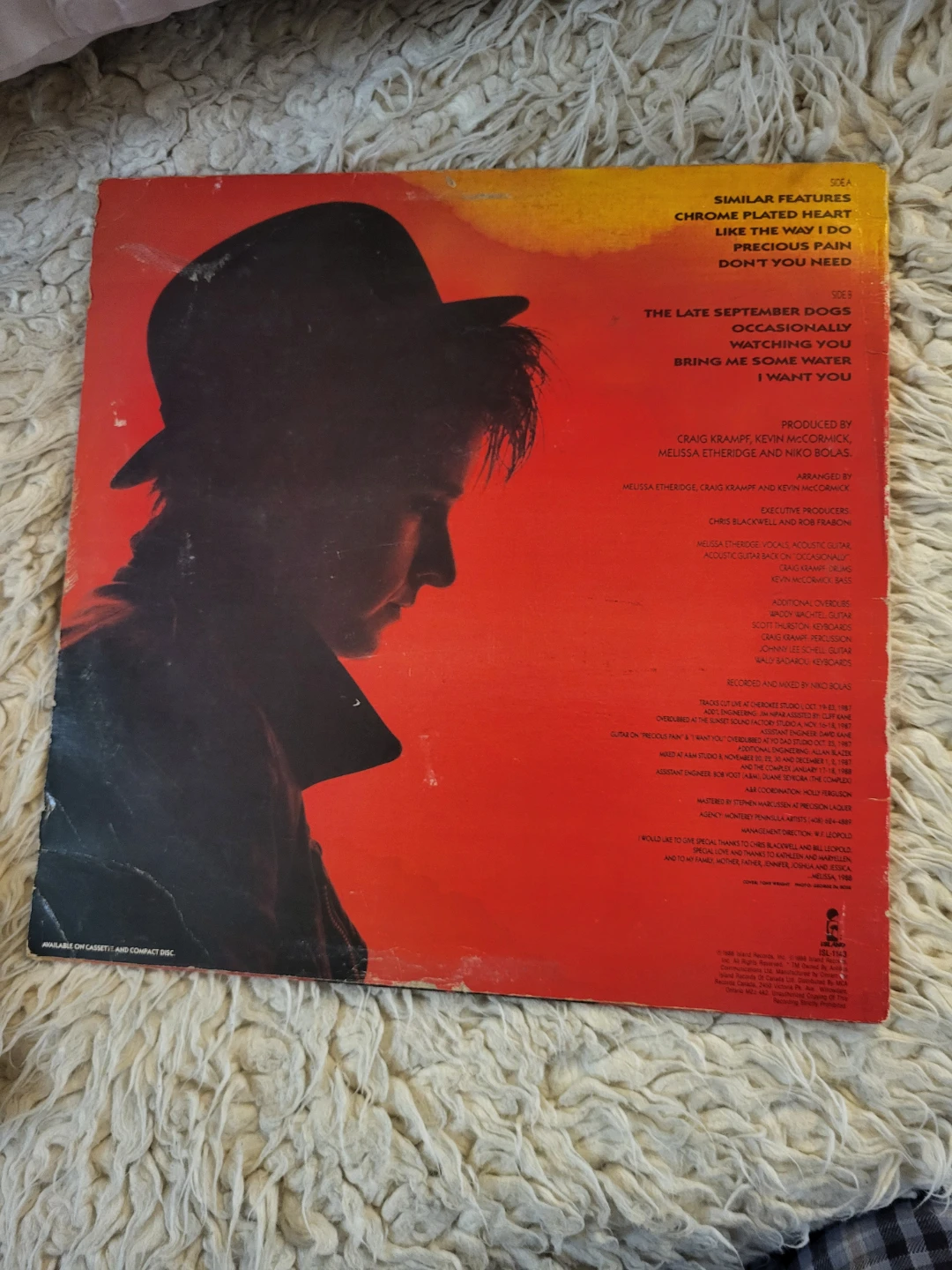 Melissa Etheridge Vinyl Record ⚽️ - photo 2