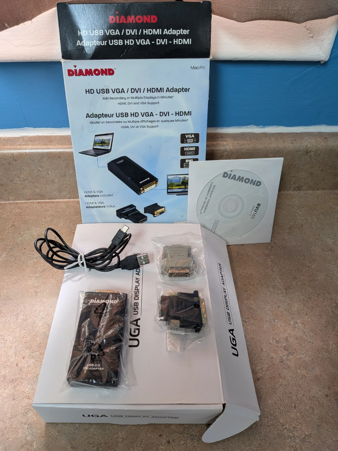 Diamond HD USB VGA/DVI/HDMI Adapter BVU165