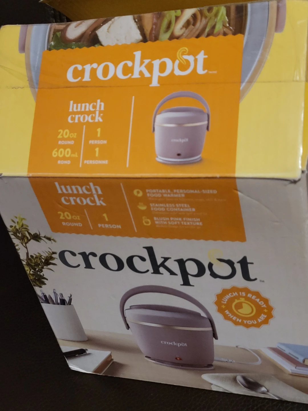Crockpot Lunch Crock Food Warmer - Blush Pink - photo 3
