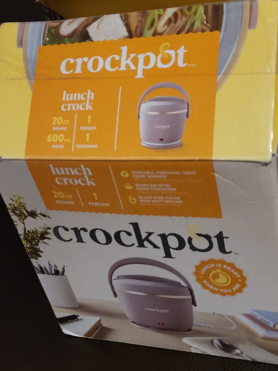 Crockpot Lunch Crock Food Warmer - Blush Pink - photo 3