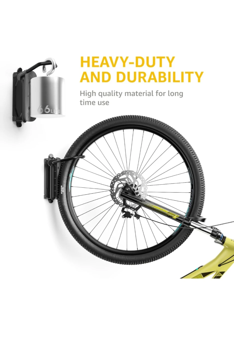 Montek Bike Wall Mount Hooks -2pcs. - photo 5