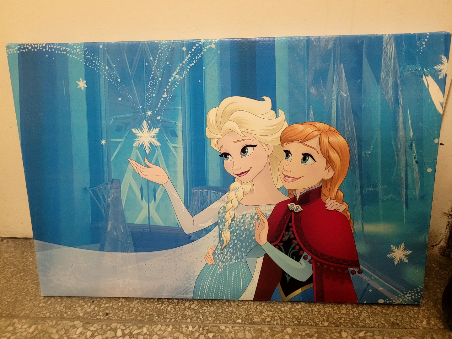 Disney Frozen Elsa and Anna Canvas Print