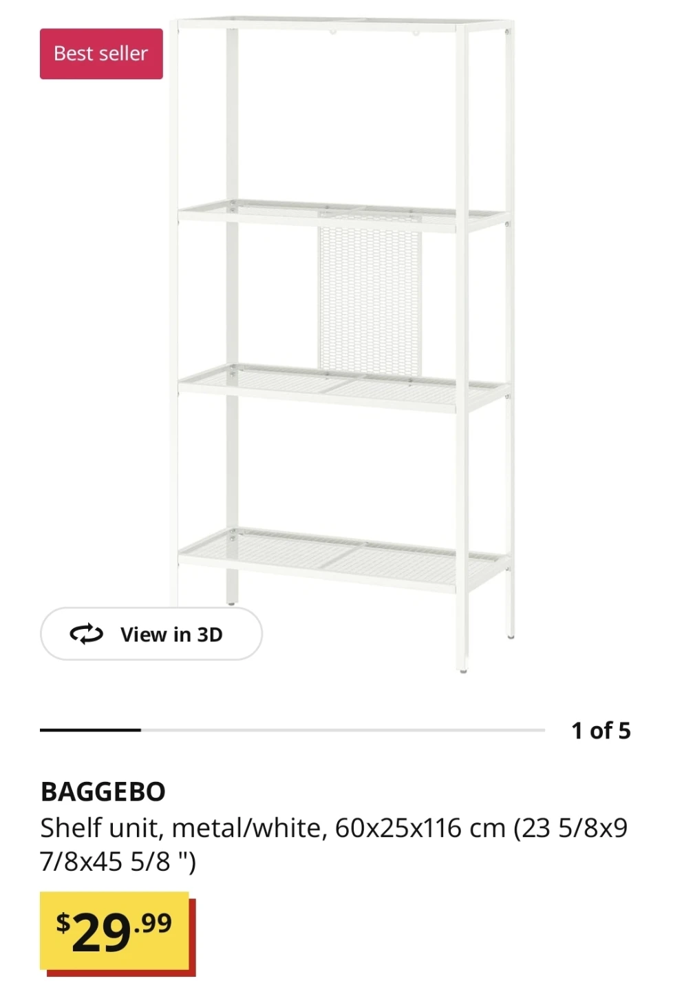 IKEA BAGGEBO Shelf - photo 2