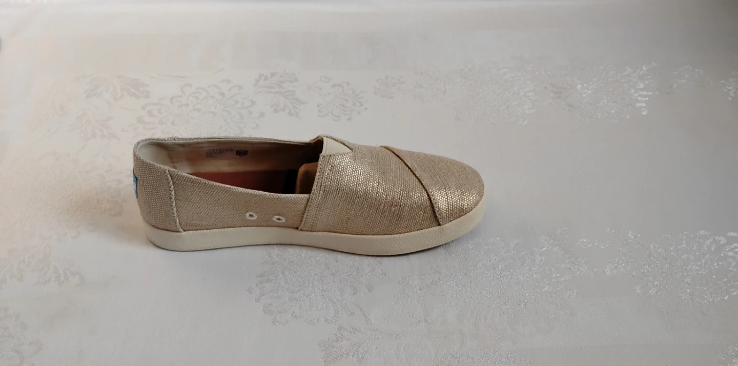 ⚽ Rose Gold Vegan Slip On Tom's - photo 2