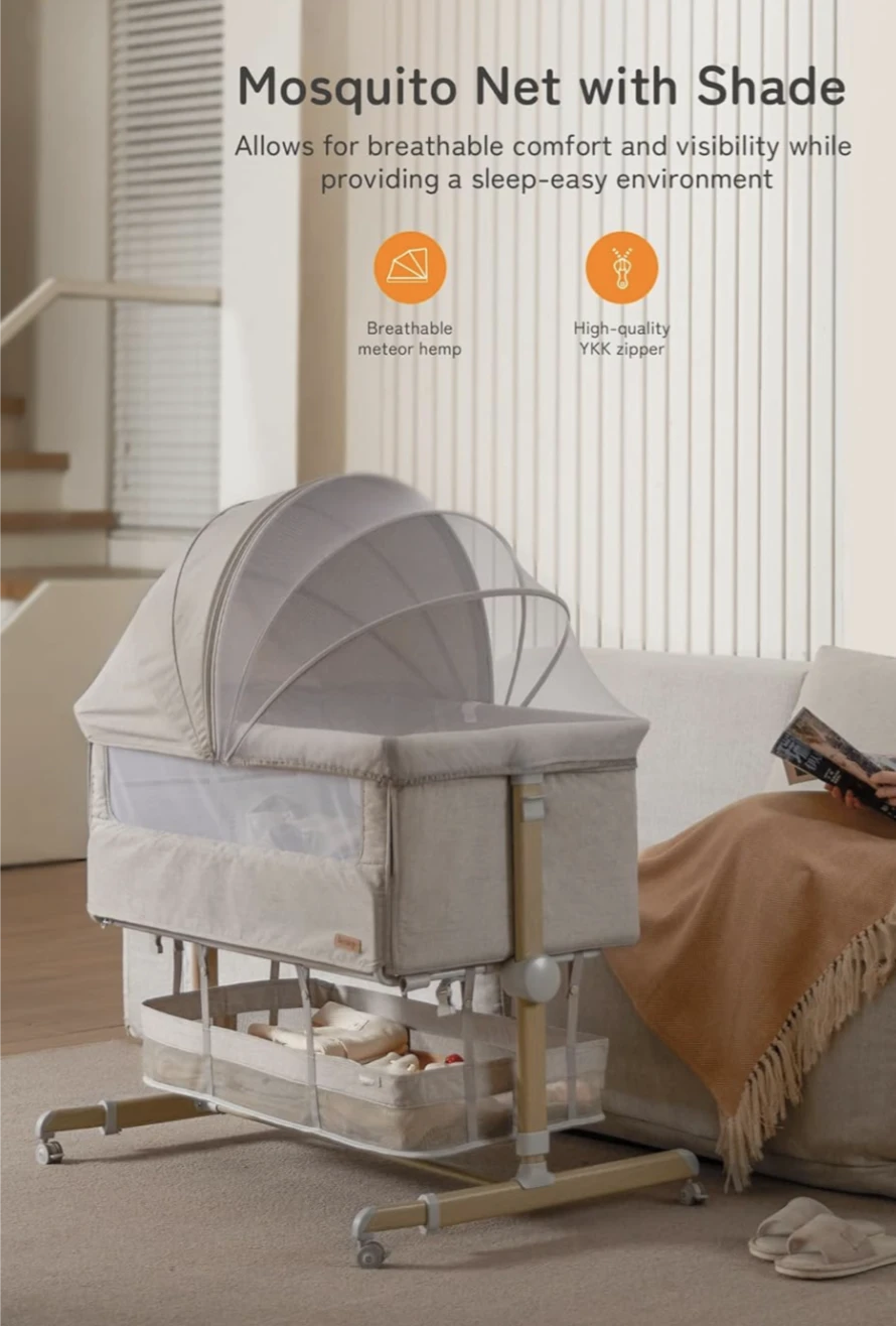 Baby Bassinet with Mosquito Net