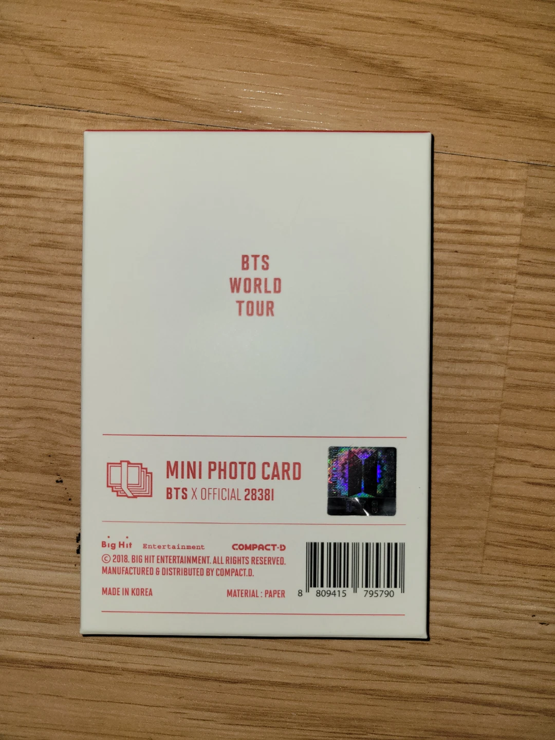 BTS Love Yourself tour 2018 merch - photo 2