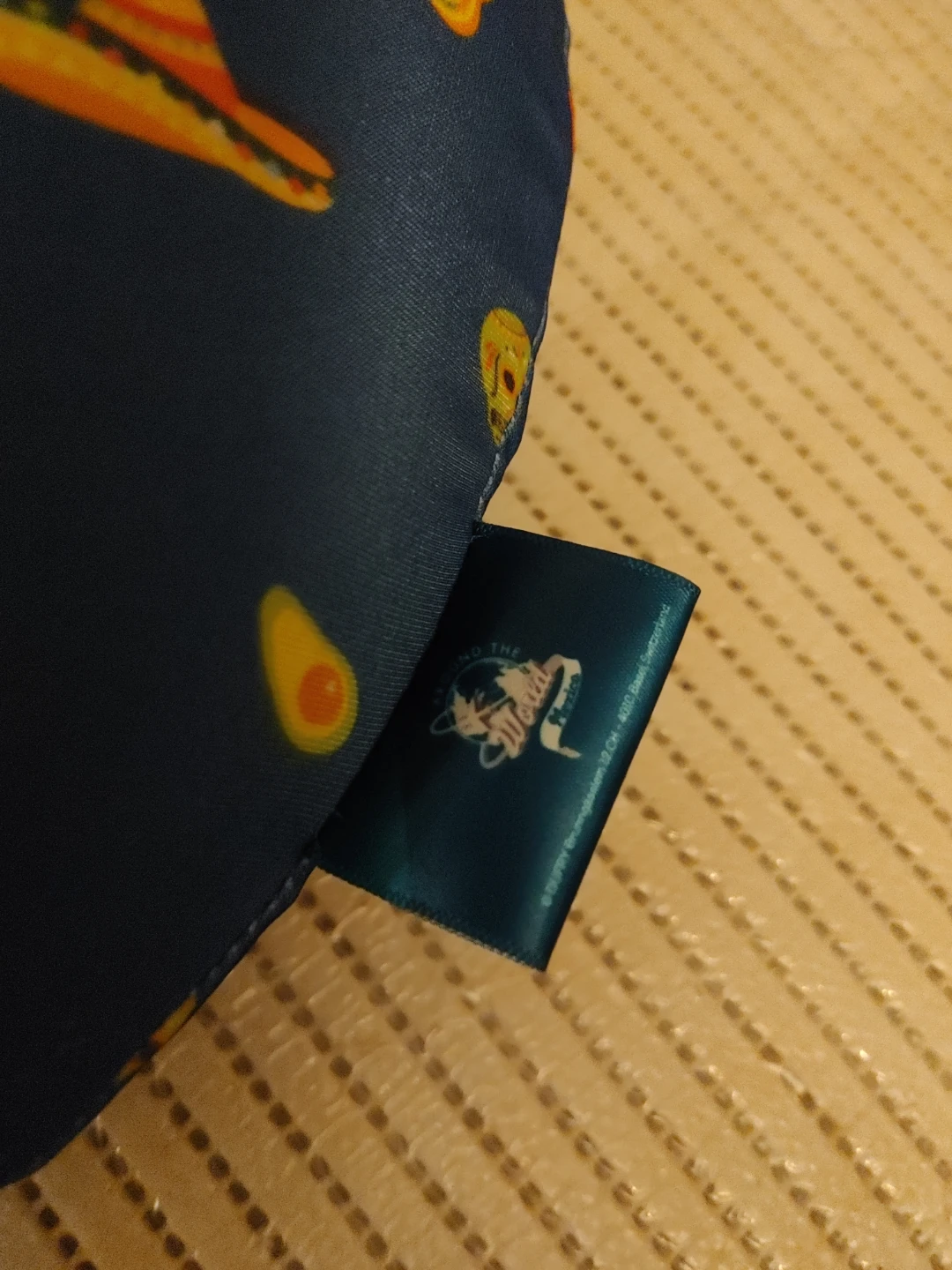 Travel Neck Pillow - Blue with Mexican Motifs - photo 2