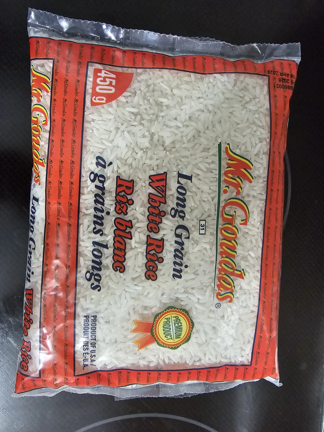 Mr. Goudas Long Grain White Rice 450g