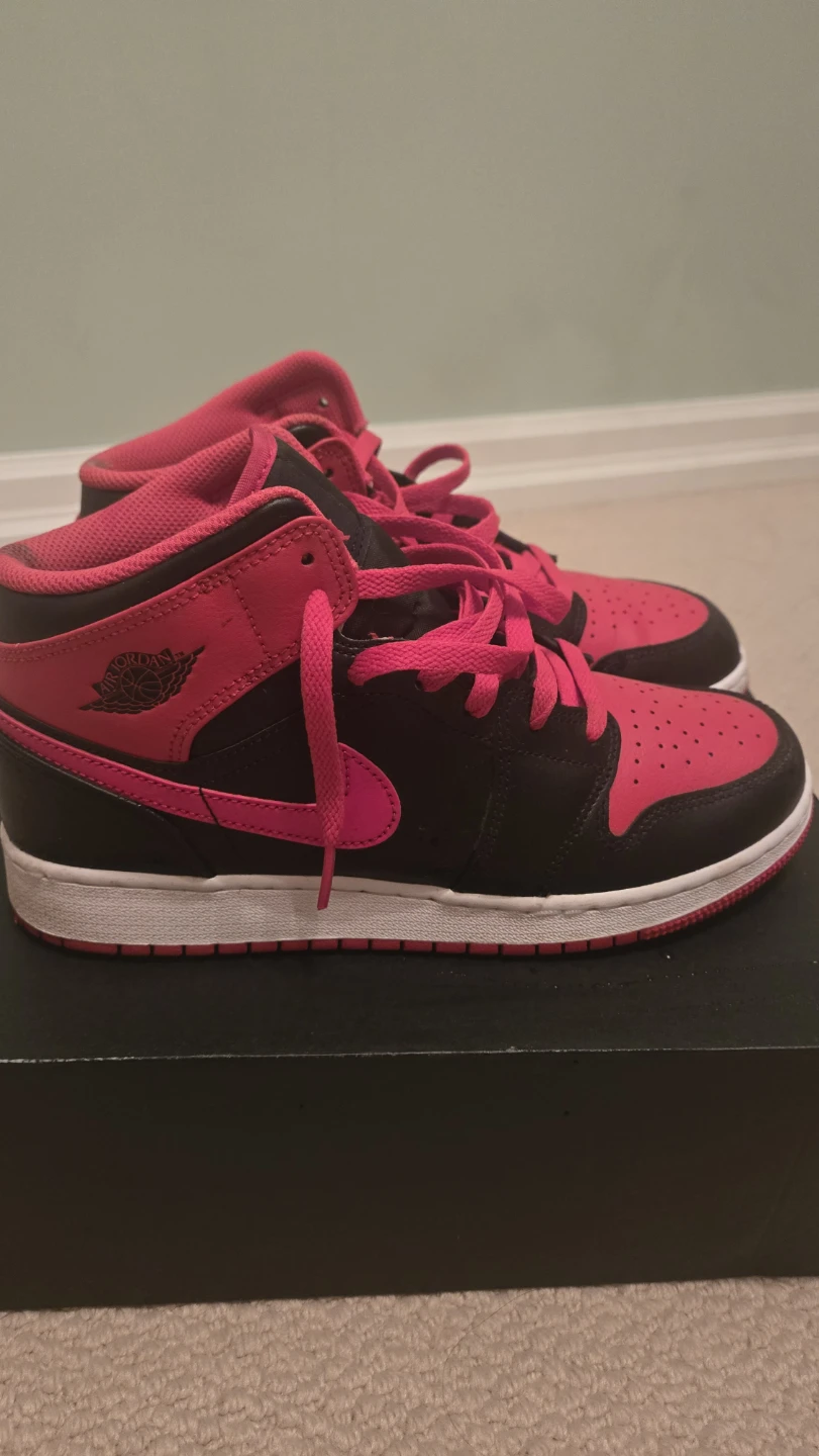 Air Jordan 1 Mid (GS) Youth Sneakers - photo 4