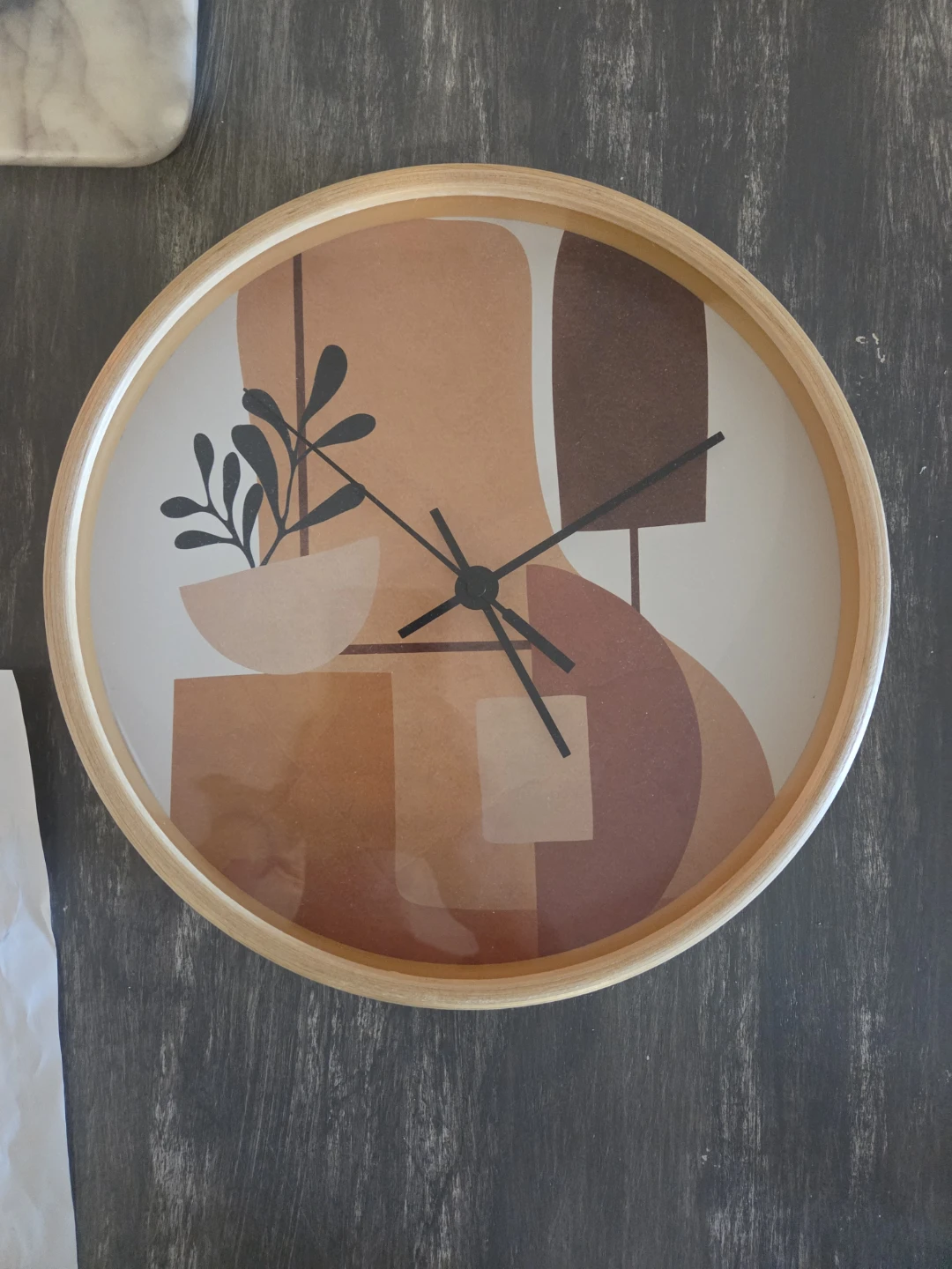 Abstract Print Wall Clock