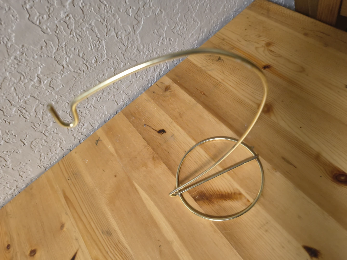 Brass Wire Plant Hanger