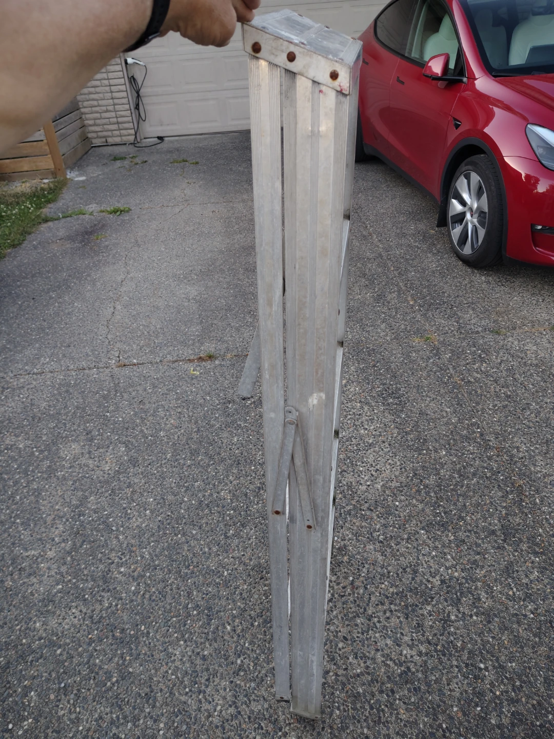 5Ft Aluminum Folding Ladder 🥕 - photo 5