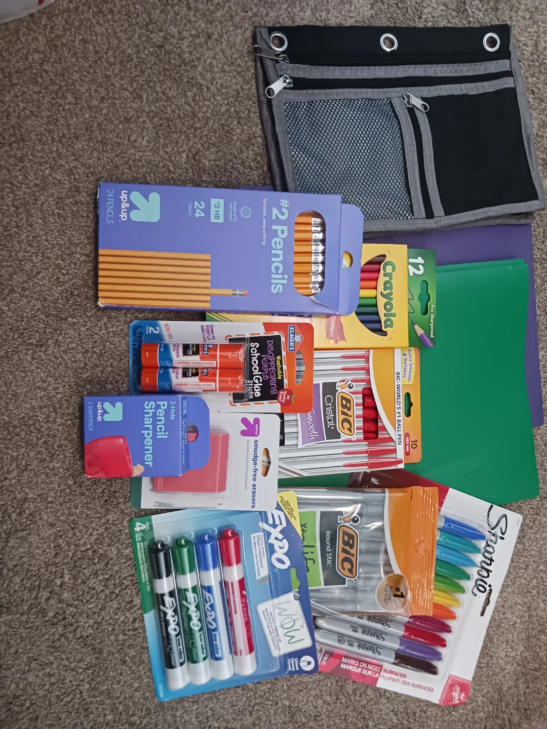 School Supply Bundle - Pencils, Pens, Markers, Erasers & More - photo 2