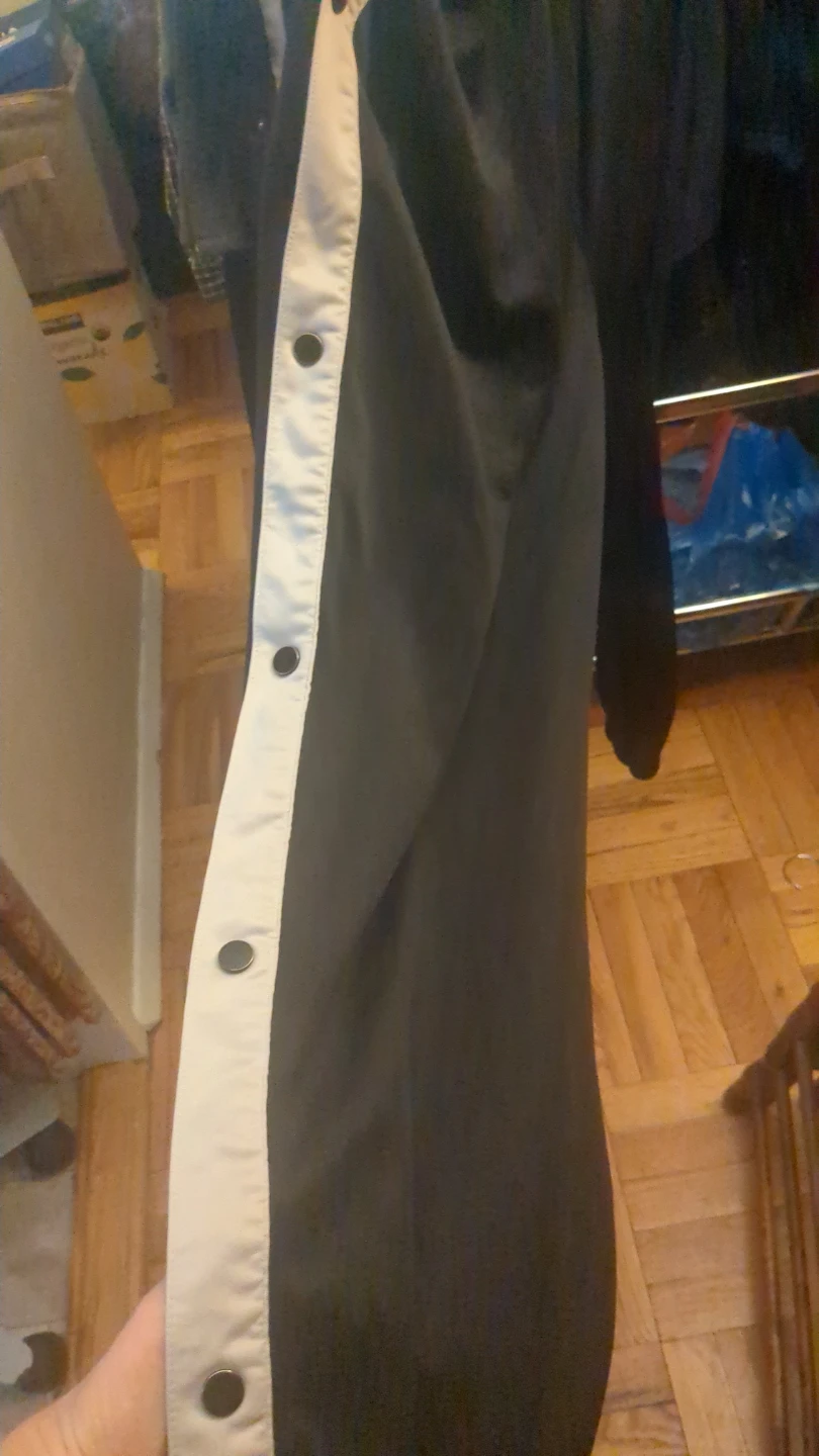 Black Snap Button Track Pants XL - photo 4