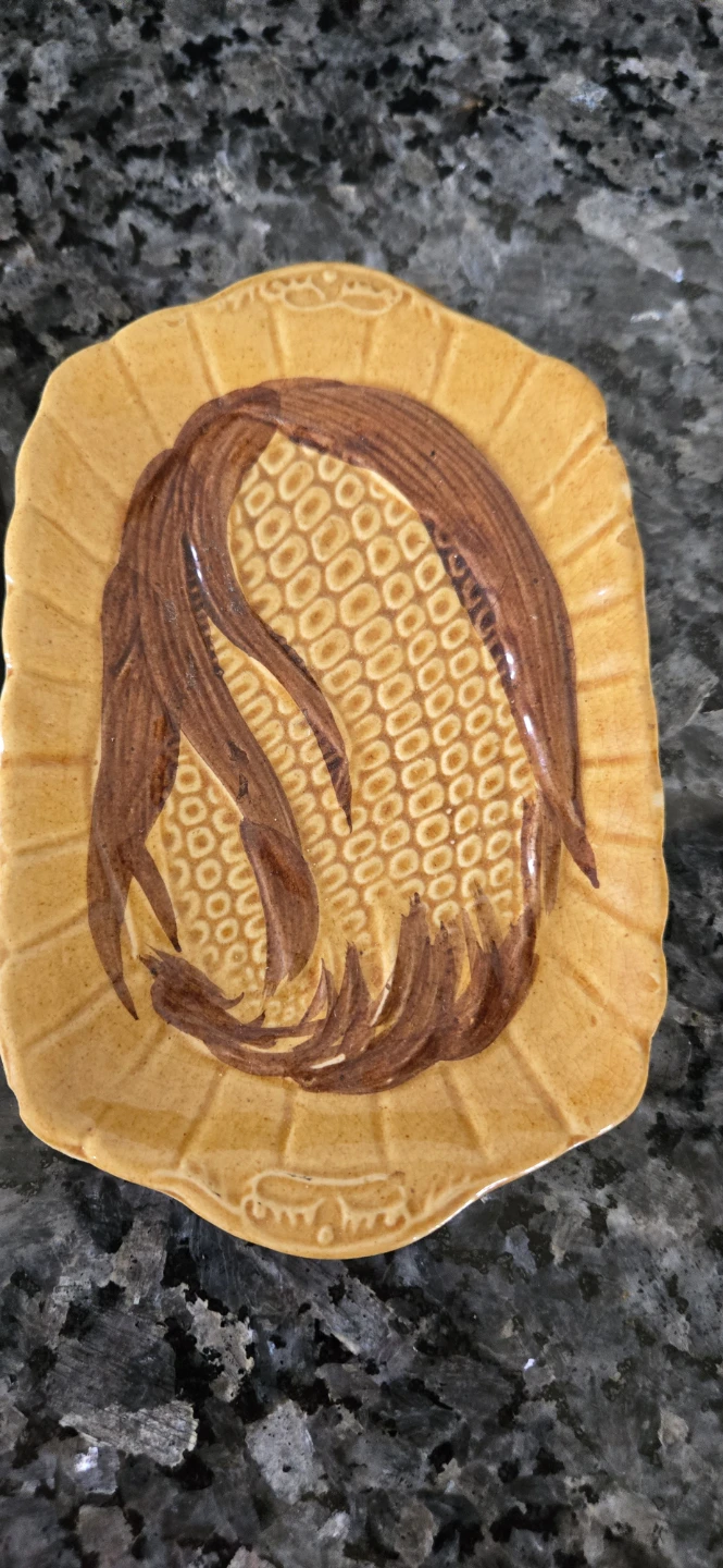 Corn Cob Shaped Butter Dish or Serving Tray - photo 3