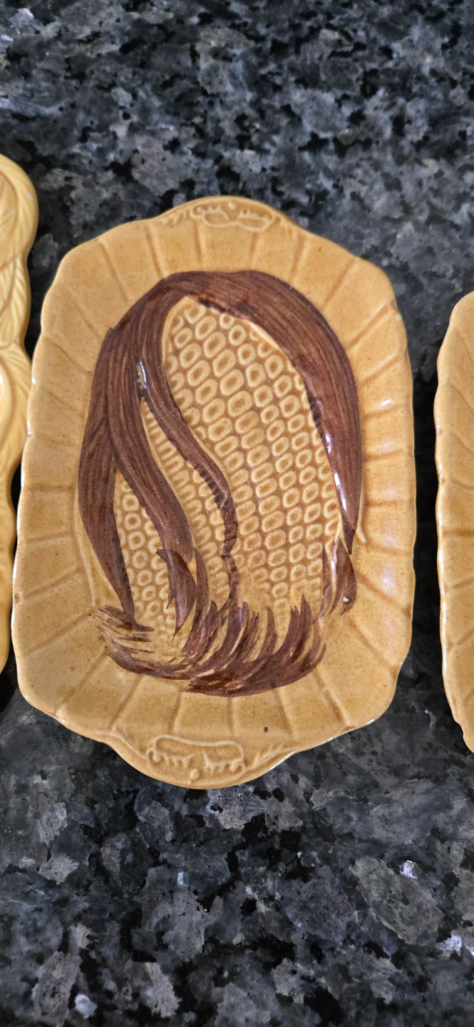 Corn Cob Shaped Butter Dish or Serving Tray - photo 4