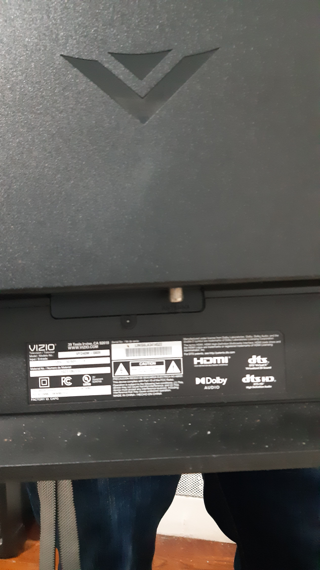 VIZIO VF40M - 0809 Television - photo 3