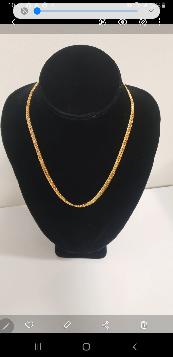 Brand new 24K Gold Plated  Dubai Chain