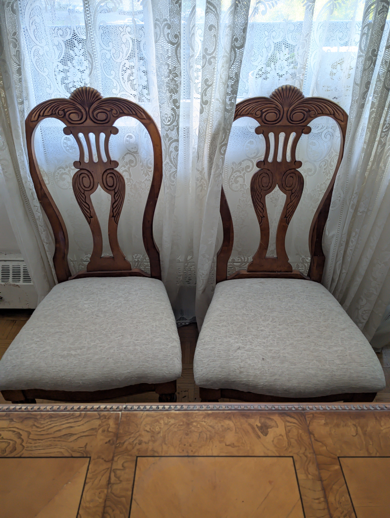 Wooden Dining Table and Chairs Set - photo 3