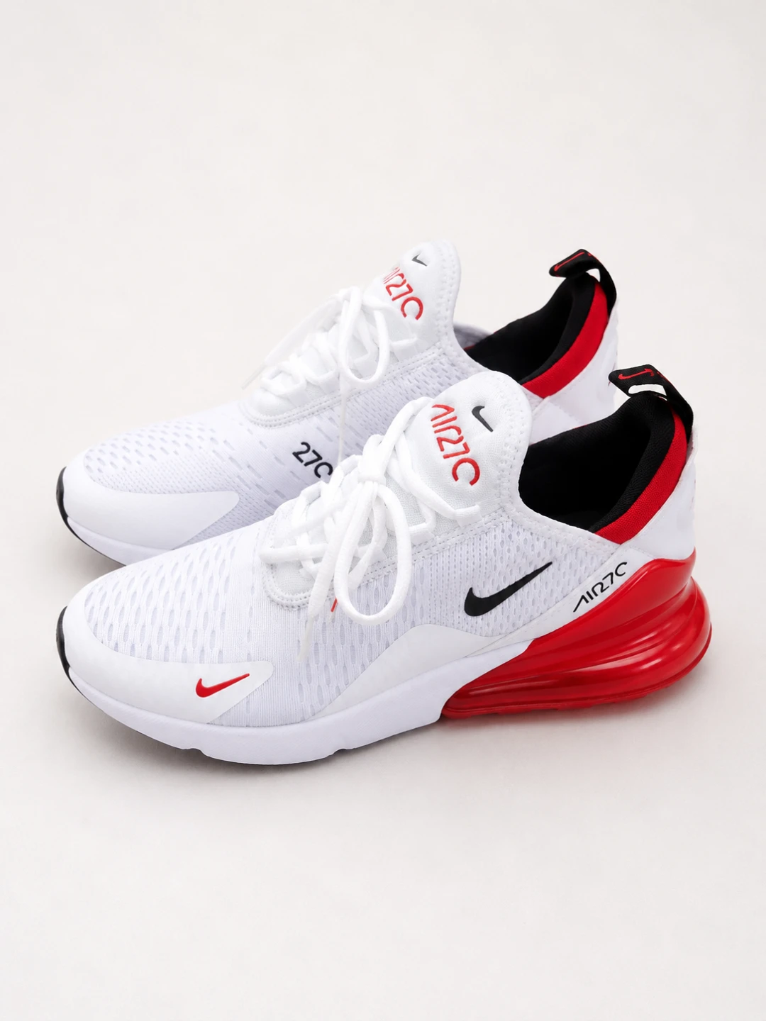 Nike Air Max 270 White Red Sneakers - photo 2