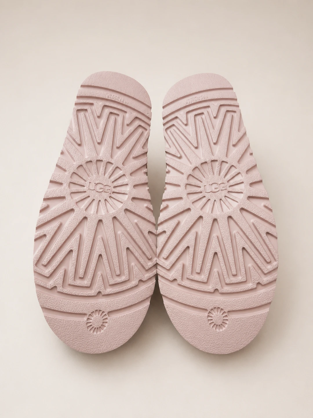 UGG Pink Suede Shearling Lined Slippers - photo 5
