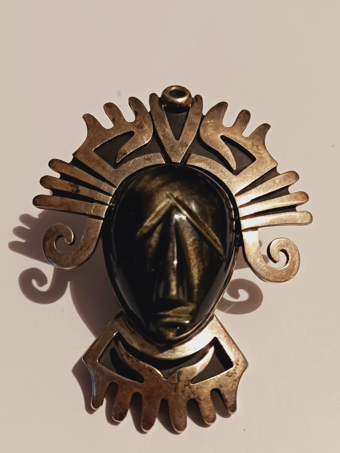 CHEO DESIGNER SIGNED TAXCO MEXICO 925 STERLING SILVER BROOCH