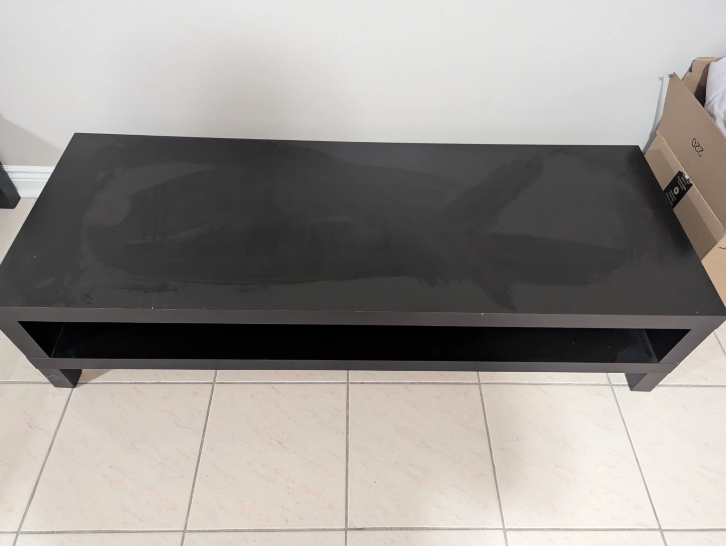 Ikea Lack Black TV Stand / Media Console - photo 2