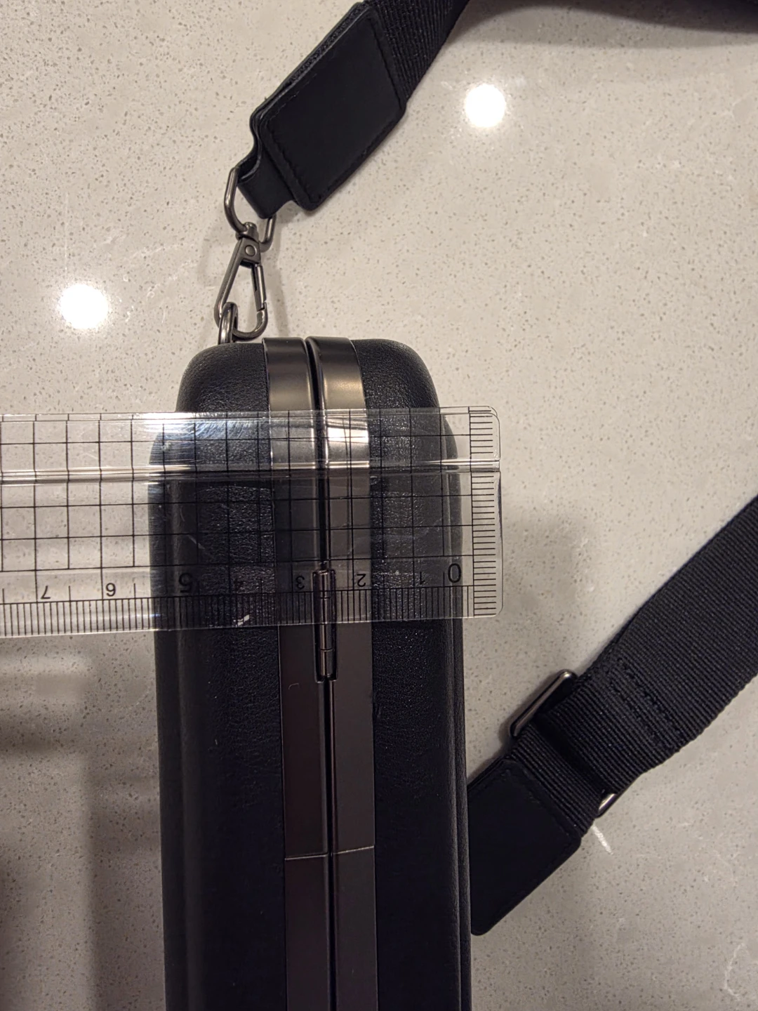 Zara Black Faux Leather Crossbody Bag - photo 4