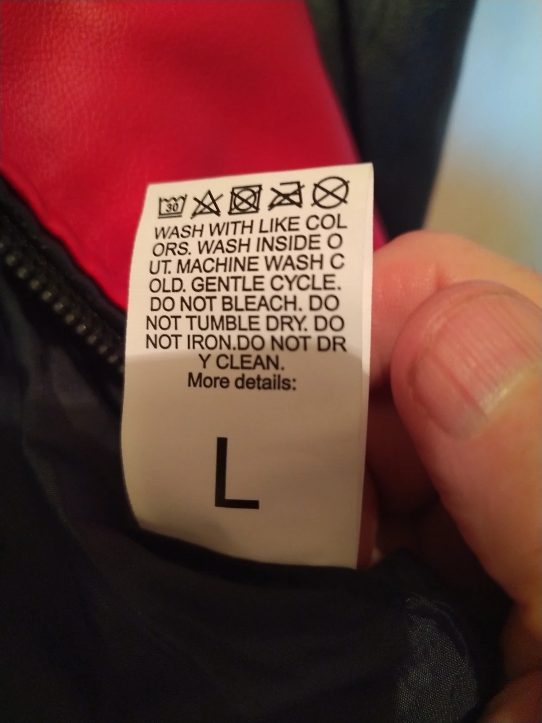Red and black bike jacket - photo 5