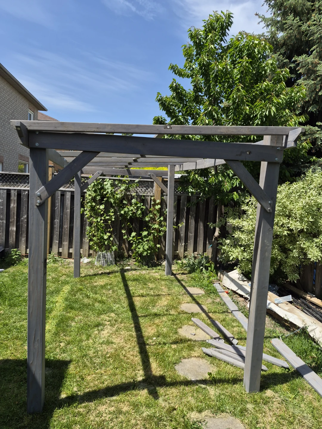 Wooden Pergola Structure