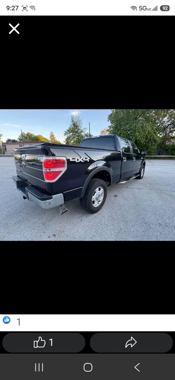Black Ford F-150 4x4 Truck - photo 3