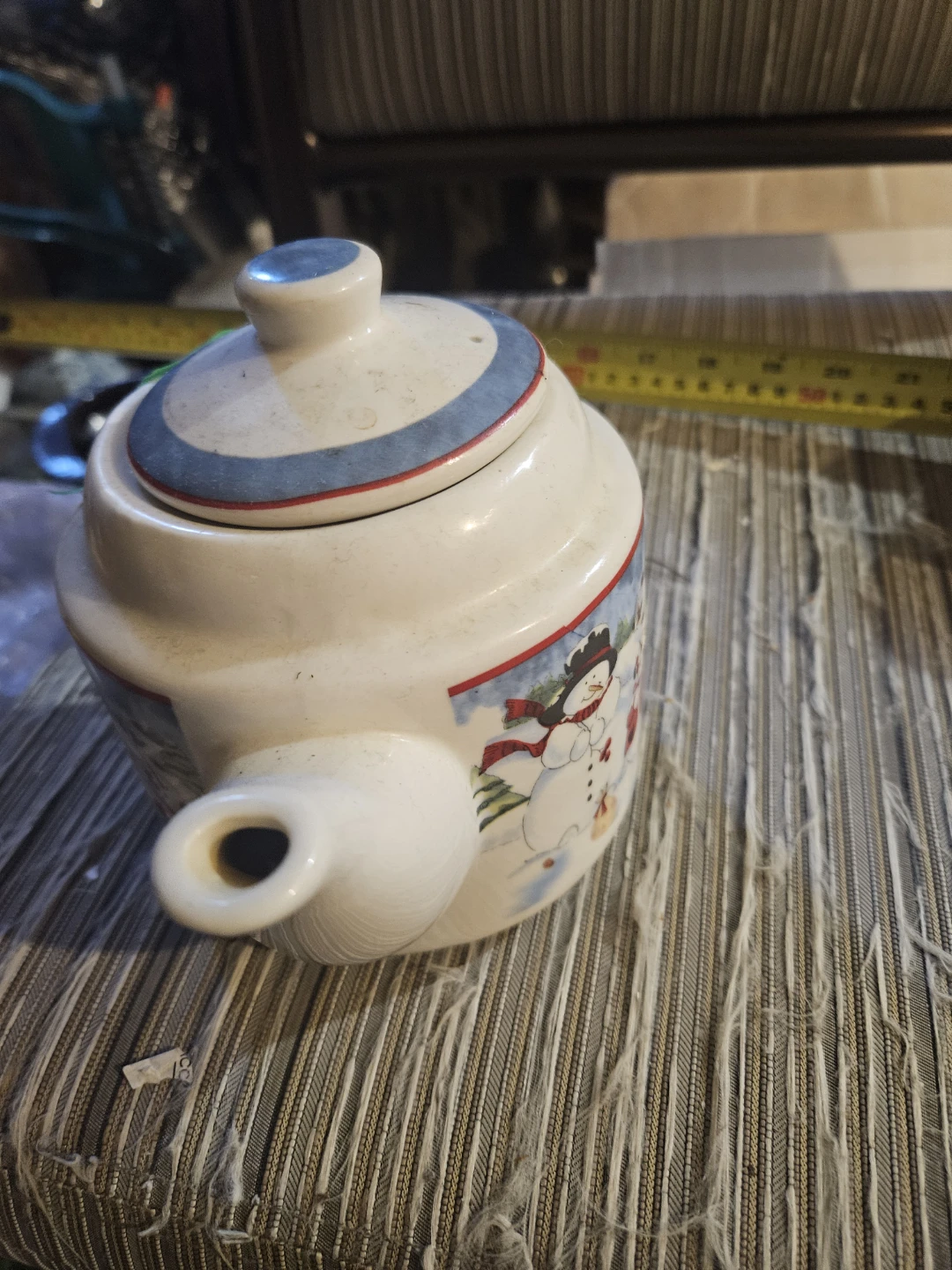 Snowman Ceramic Teapot - photo 3