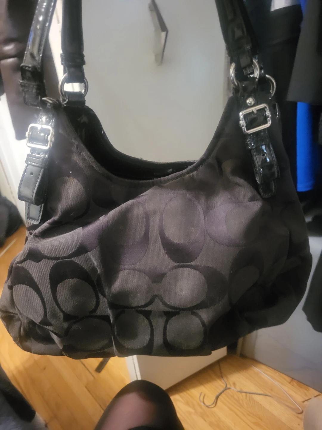 Coach Signature Hobo Purse - photo 4