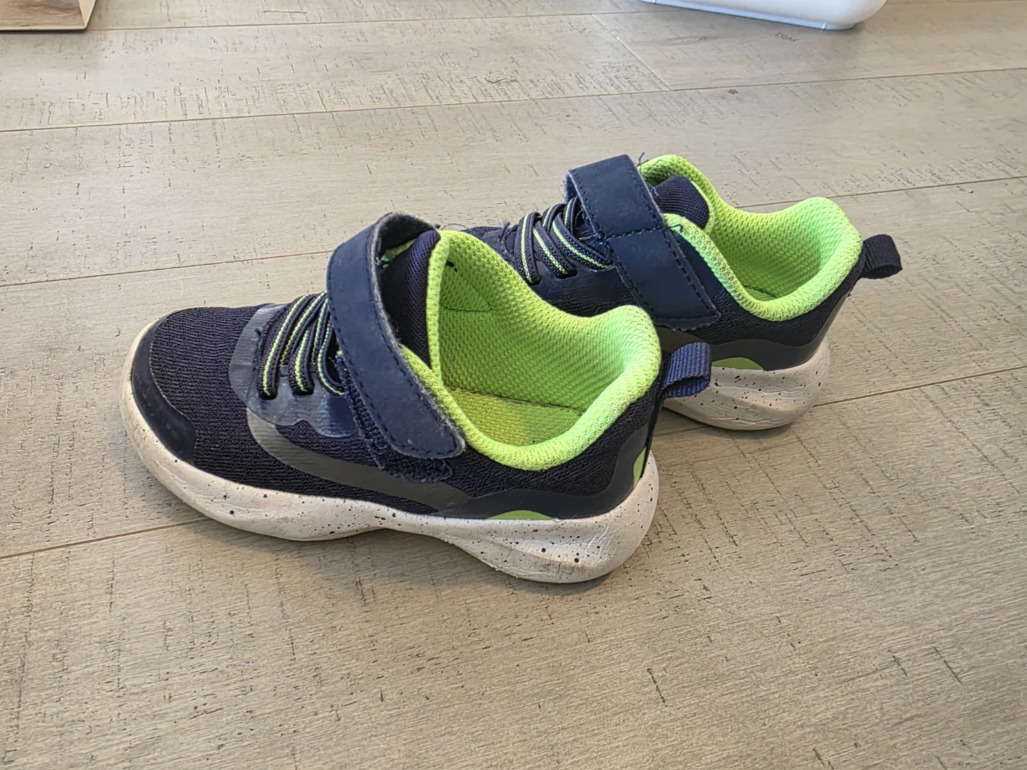 Blue and Green Running Shoes- size 7