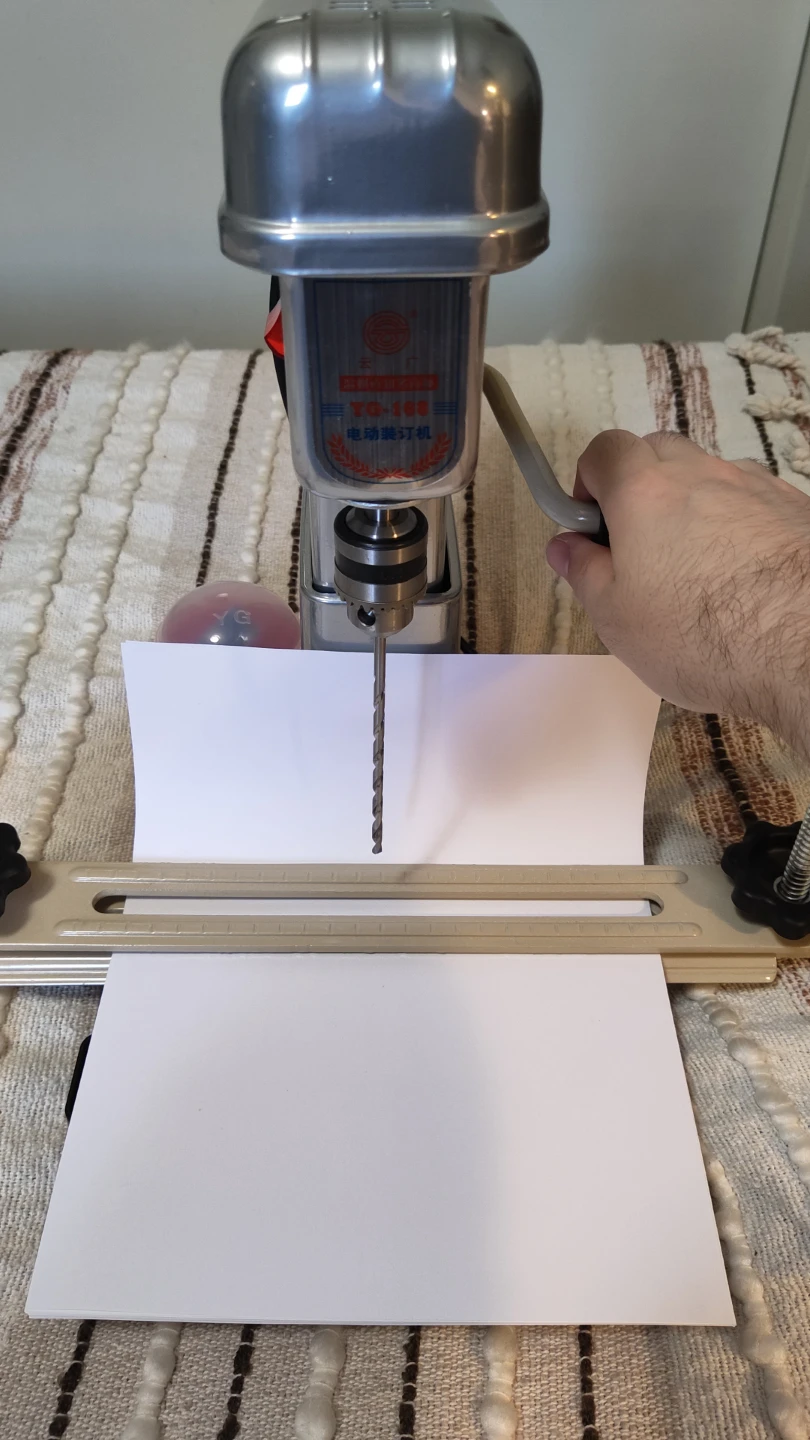Drill press for bookbinding - photo 5