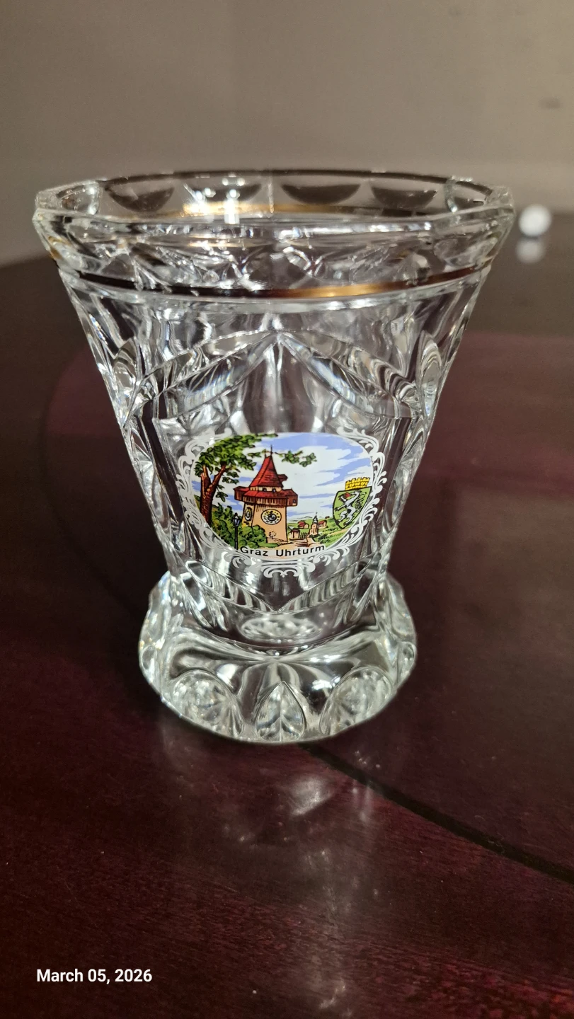 Decorative Glass with Graz Uhrturm