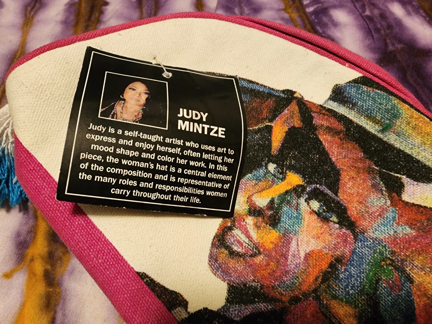 Local Artist Judy Mintze Cosmetic Bag - photo 2