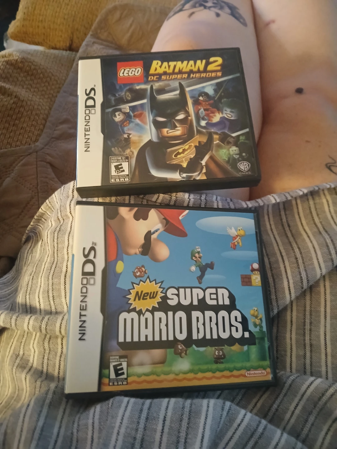 Nintendo DS Games - Lego Batman 2 & New Super Mario Bros.