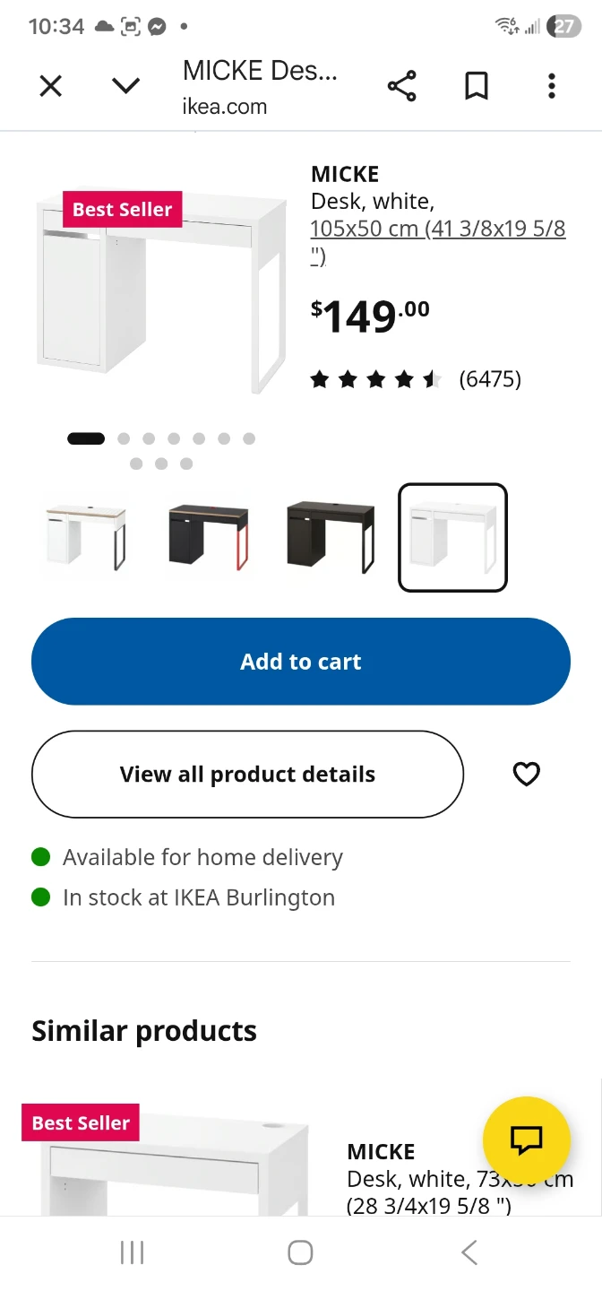 Ikea desk - photo 4