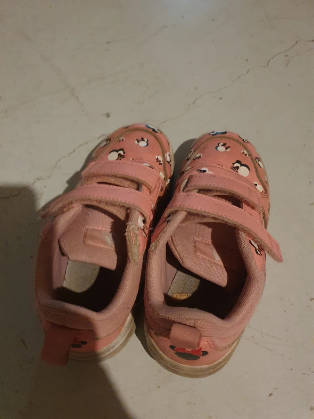 Adidas Pink Minnie Mouse Shoes & Crocs Sandals Bundle