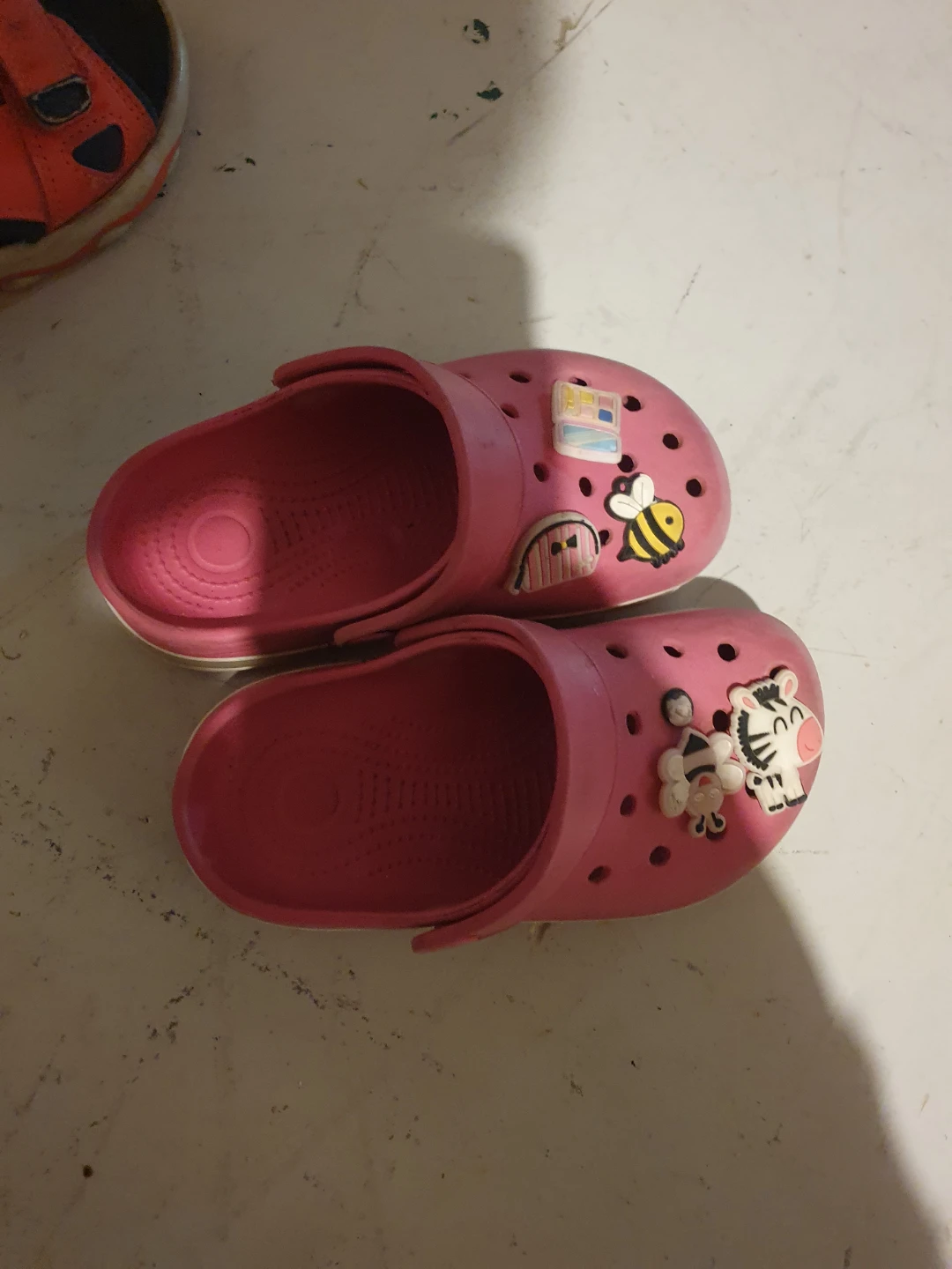 Adidas Pink Minnie Mouse Shoes & Crocs Sandals Bundle - photo 5