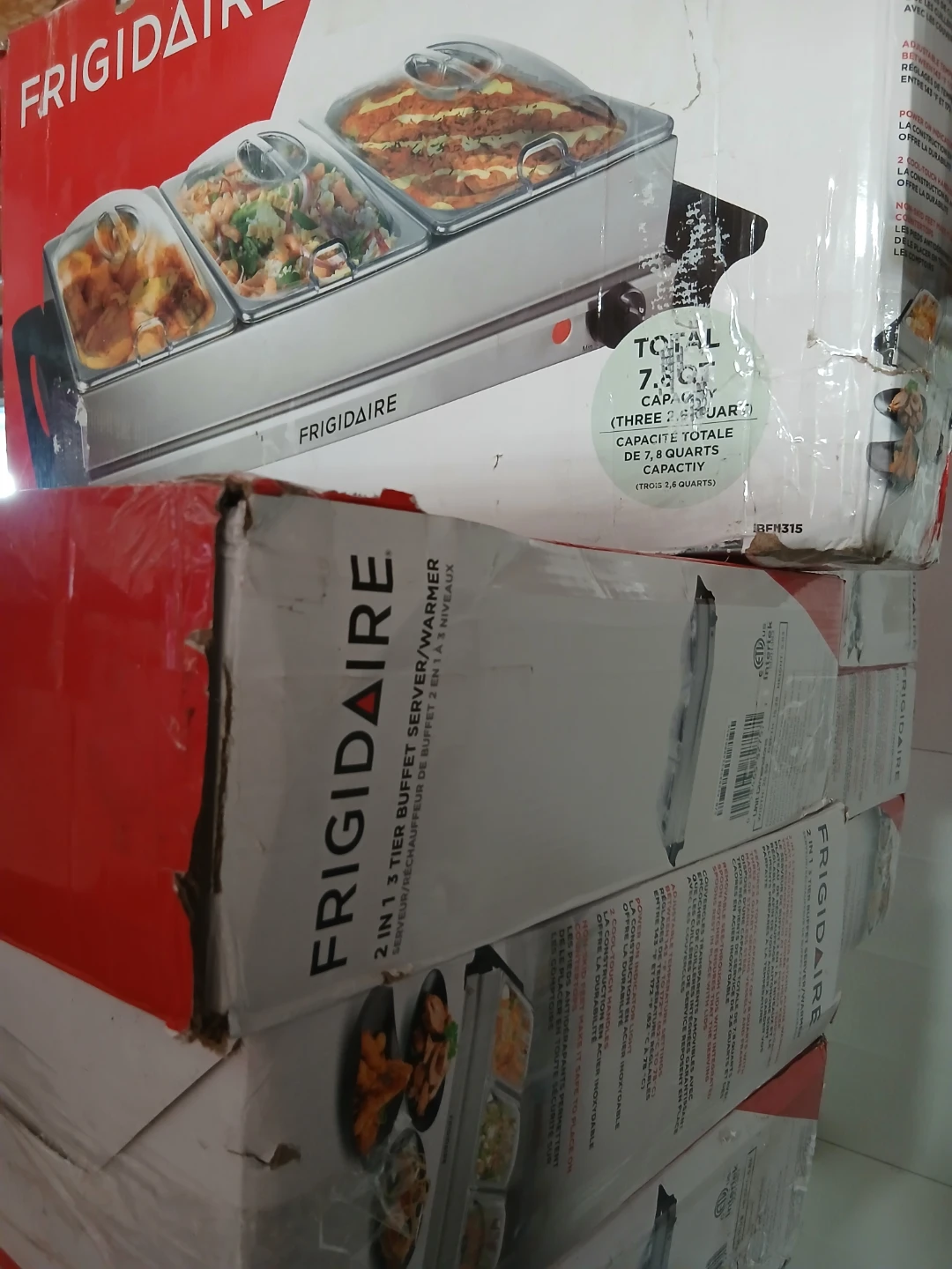 Frigidaire 3-Tier Buffet Server/Food Warmer with Warming Tray