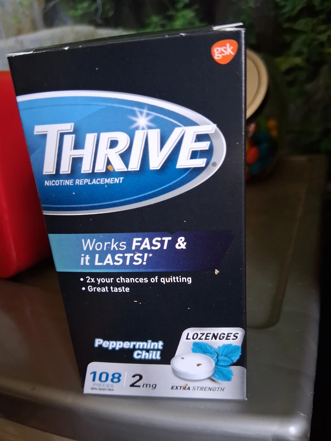 Thrive Peppermint Chill Lozenges - 108 Pieces