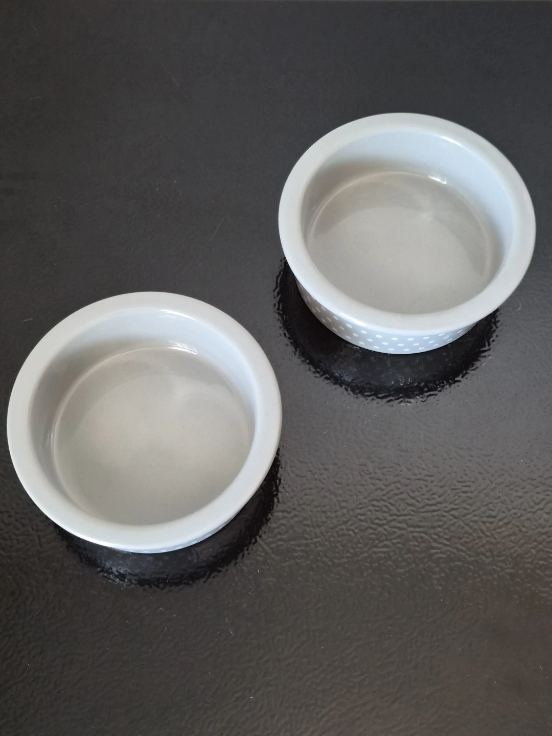 Read Bio | Pair Of Small Whisker City Cat Bowls - photo 2