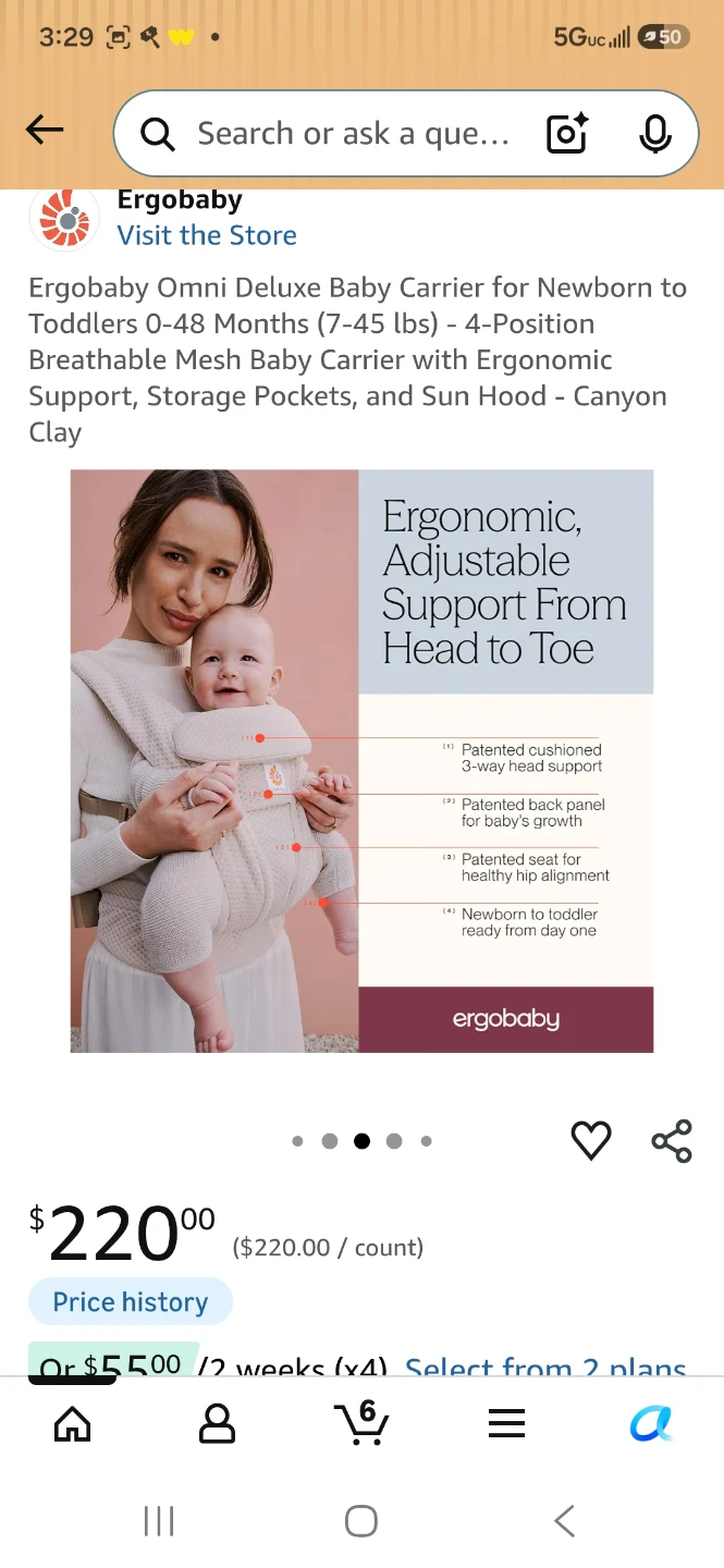 Ergobaby Omni Deluxe Baby Carrier - Canyon Clay - photo 2