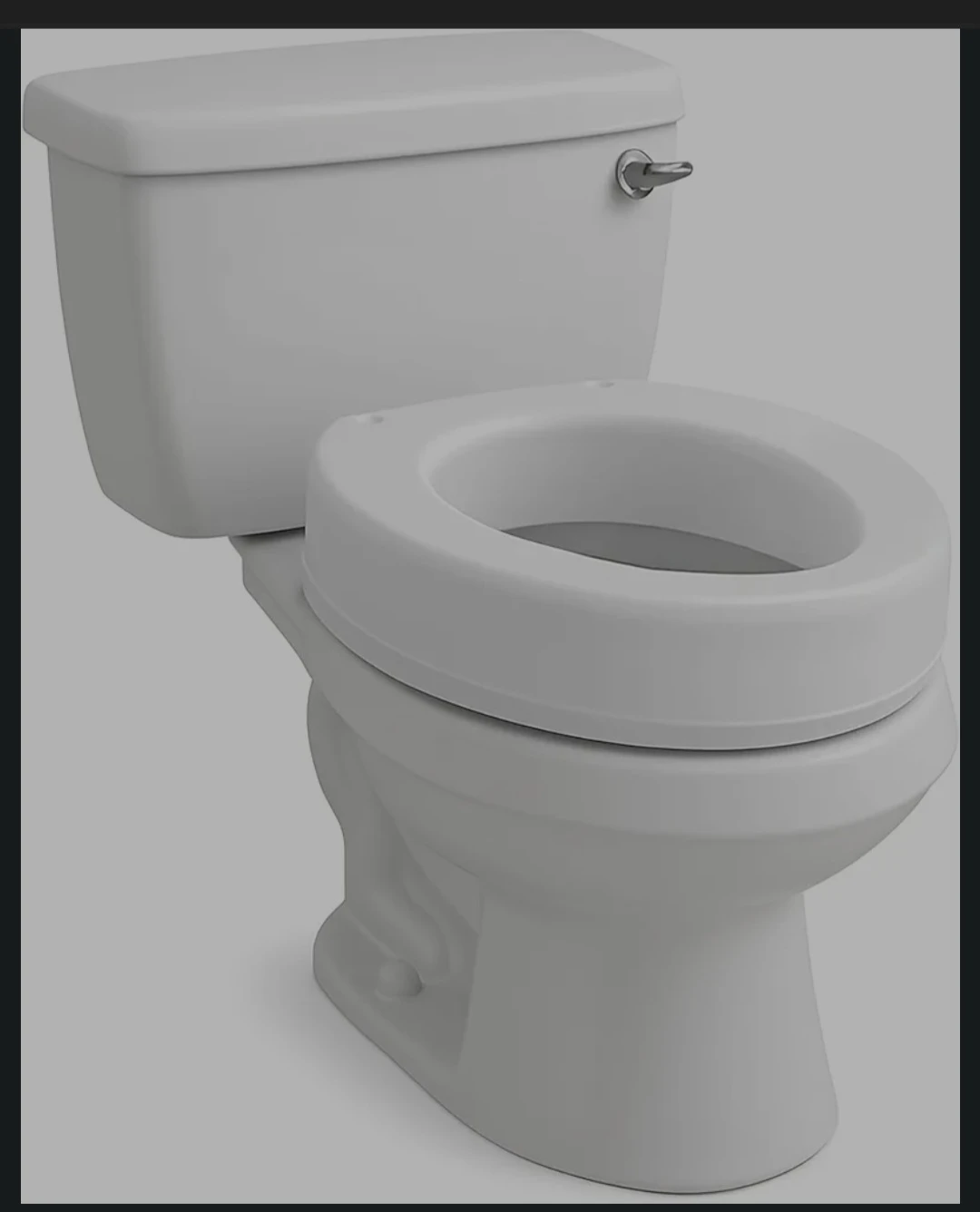 White Toilet Seat Riser