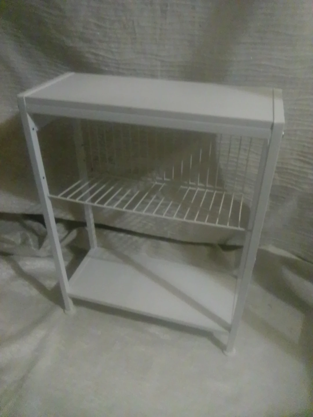 White 3-Tier Shelf Unit