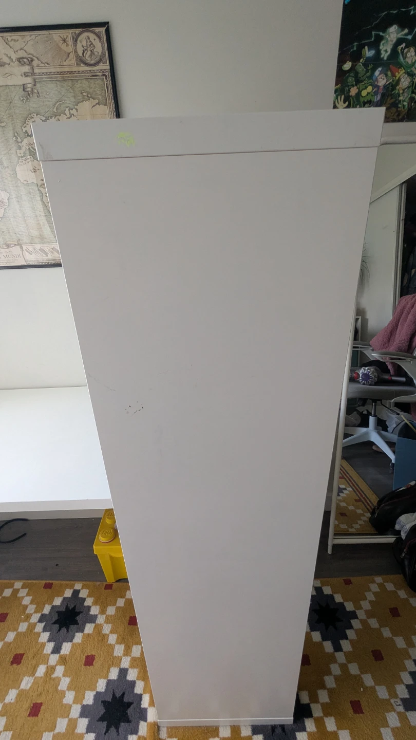 White desk with shelves - photo 5